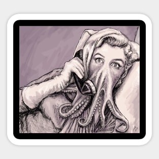 Phone Call of Cthulyn Sticker